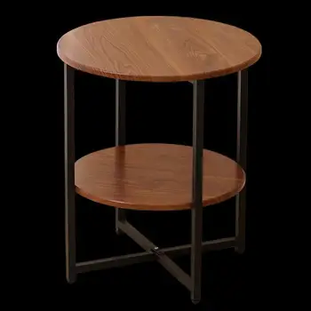 Модерни прости малки двуетажни маси за кафе Nordic мебели хол движещ се ъгъл диван страна кръгла маса шкаф нощно шкафче