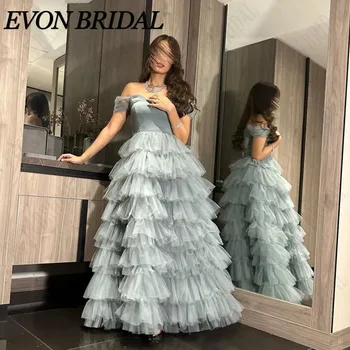 EVON BRIDAL A-line вечерни рокли за жени от рамото сладко сърце врата без гръб абитуриентски бал рокля парти принцеса рокля персонализирана