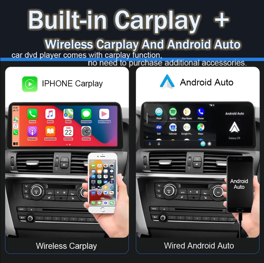 14.5 инча за BMW 3/4 Series F30 F31 F34 F32 F33 F36 NBT EVO система 2018 Android 13 Carplay Auto Radio GPS навигация Мултимедия 3