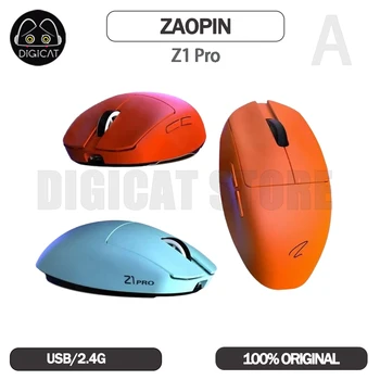 Zaopin Z1Pro геймърска мишка PAW3395 24600DPI TTC леки 2.4G безжични мишки за лаптоп PC Mac аксесоари Геймърски мишки Подаръци