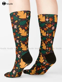 По-малки есенни чорапи Чорапи от САЩ Персонализирани унисекс възрастни тийнейджърски младежки чорапи 360 ° цифров печат Hd висококачествен подарък